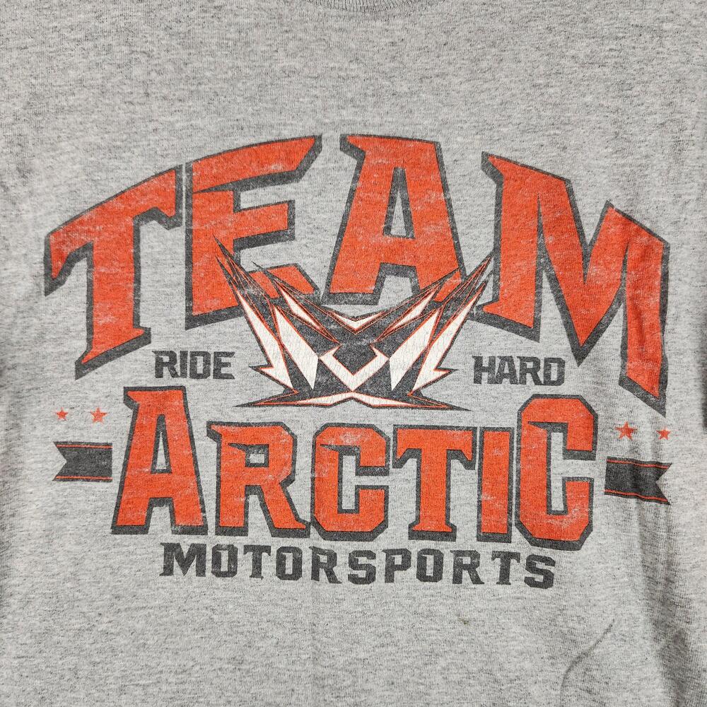 Vintage Arctic Cat Team Arctic Shirt Mens XL Gray Graphic Motorsports Arcticwear
